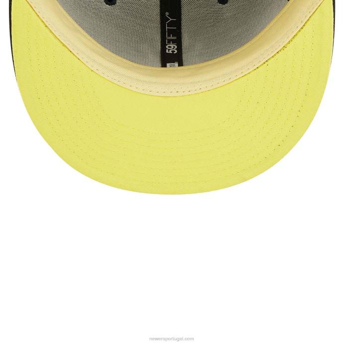 FFTN1408 New Era Boné New York Yankees Citrus Pop Navy 59Fifty