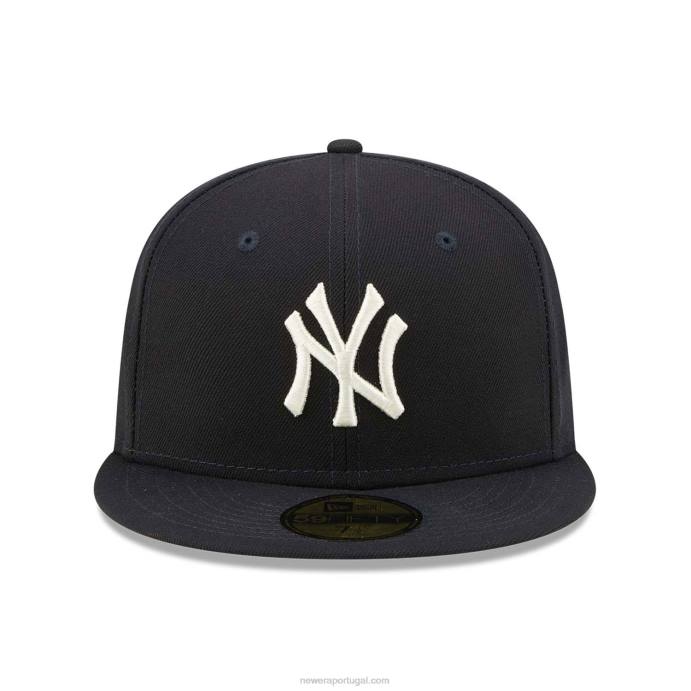 FFTN1408 New Era Boné New York Yankees Citrus Pop Navy 59Fifty