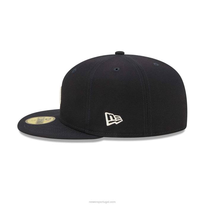 FFTN1408 New Era Boné New York Yankees Citrus Pop Navy 59Fifty