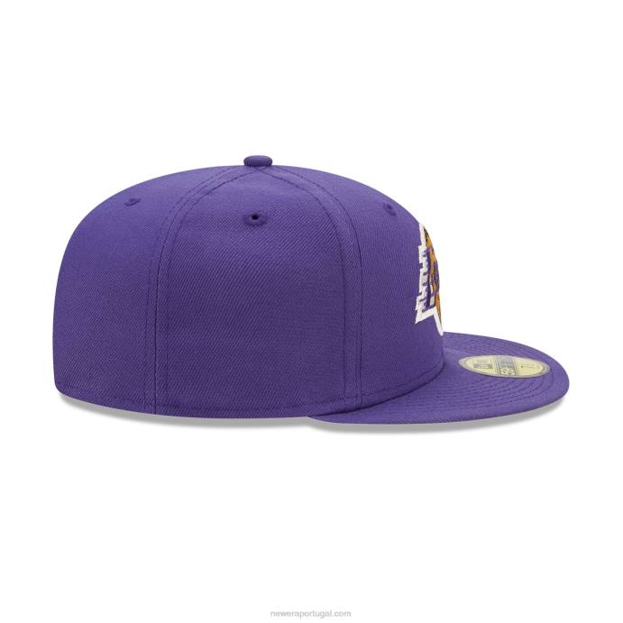 FFTN1409 New Era Boné La Lakers Twilight Fantasy Roxo 59 Fifty