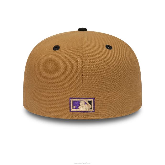 FFTN140 New Era Boné chicago white sox purple wheat 59fifty