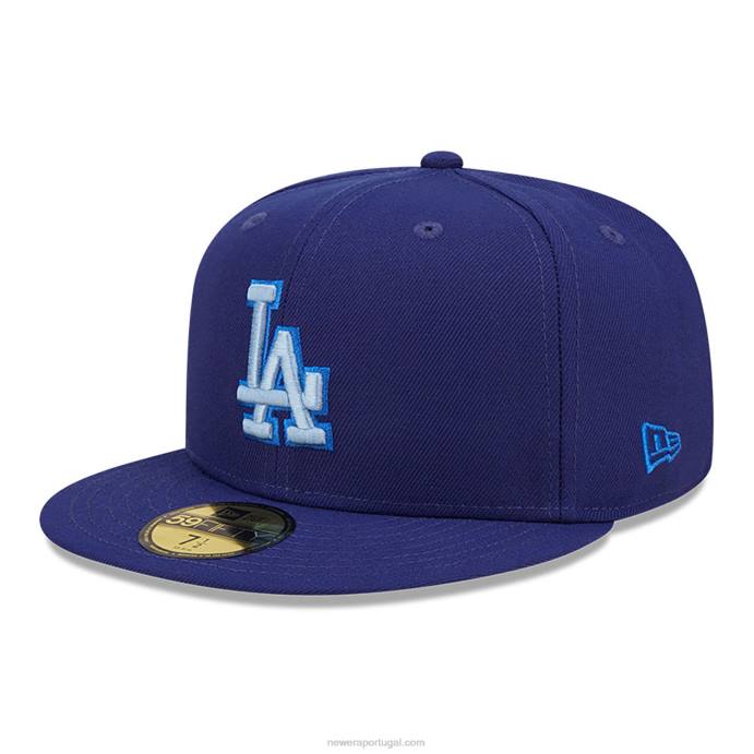 FFTN1412 New Era boné la dodgers monocamo azul 59fifty