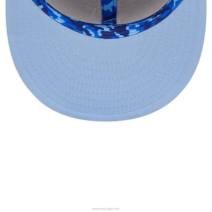FFTN1412 New Era boné la dodgers monocamo azul 59fifty