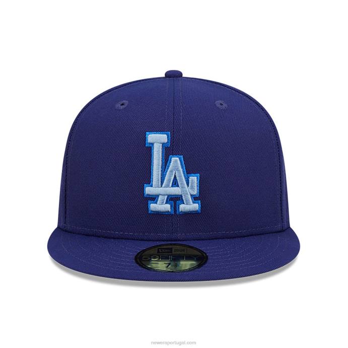 FFTN1412 New Era boné la dodgers monocamo azul 59fifty