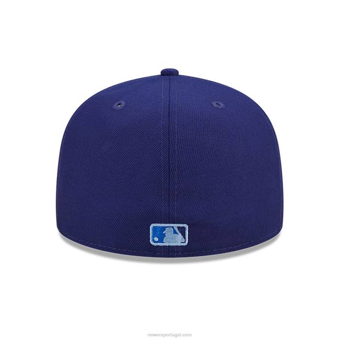 FFTN1412 New Era boné la dodgers monocamo azul 59fifty
