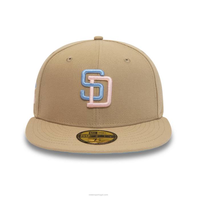 FFTN1413 New Era boné san diego padres 1984 world series camel 59fifty