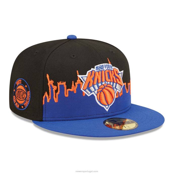 FFTN1415 New Era New York Knicks NBA Tip Off 2022 Boné Preto 59Fifty