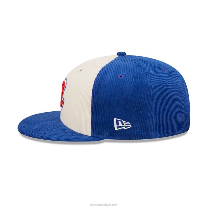 FFTN1416 New Era Boné Atlanta Braves Cooperstown Blue 59Fifty