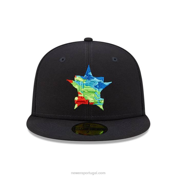 FFTN1418 New Era boné justo houston astros infravermelho navy 59fifty