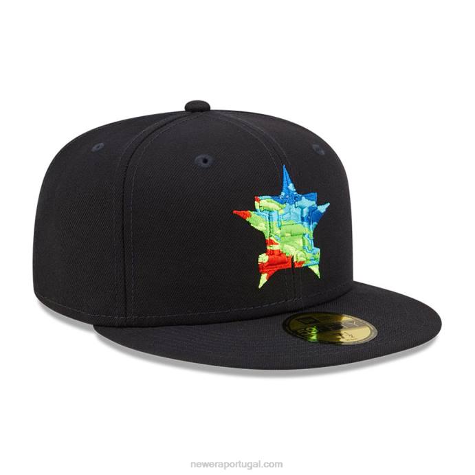 FFTN1418 New Era boné justo houston astros infravermelho navy 59fifty