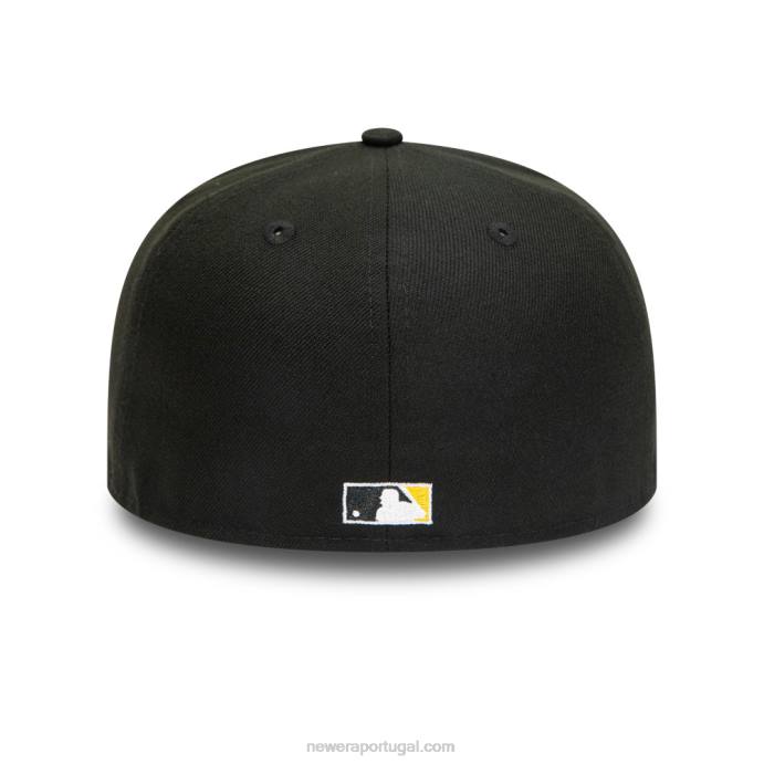 FFTN141 New Era san diego padres 50º aniversário boné preto 59fifty