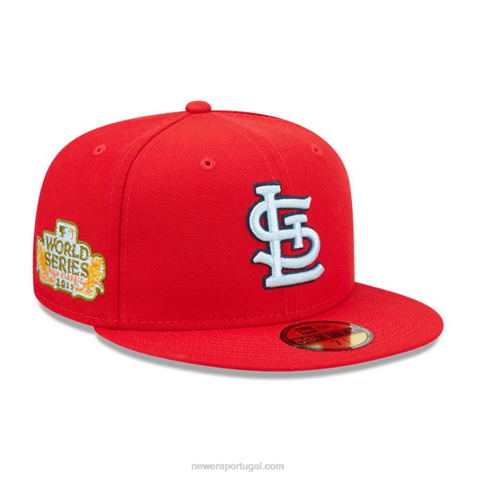 FFTN1425 New Era st. boné justo louis cardinals mlb cloud red 59fifty