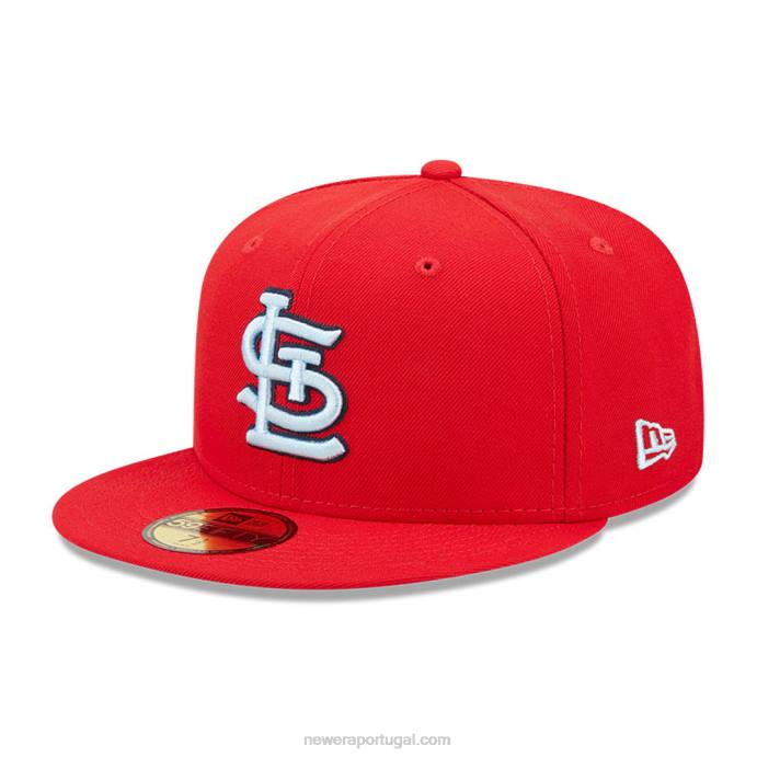 FFTN1425 New Era st. boné justo louis cardinals mlb cloud red 59fifty