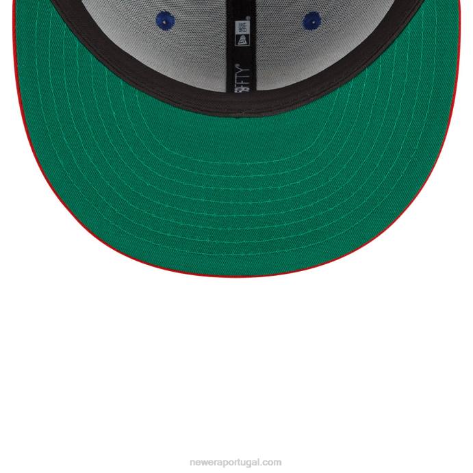 FFTN1426 New Era New York Giants X Staple Blue Boné 59Fifty
