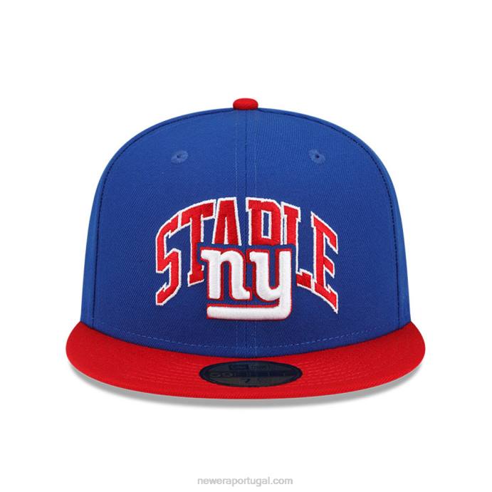 FFTN1426 New Era New York Giants X Staple Blue Boné 59Fifty