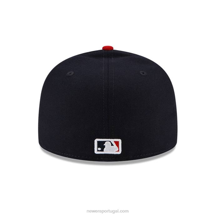 FFTN1429 New Era Boné atlanta Braves Comic Cloud Navy 59Fifty
