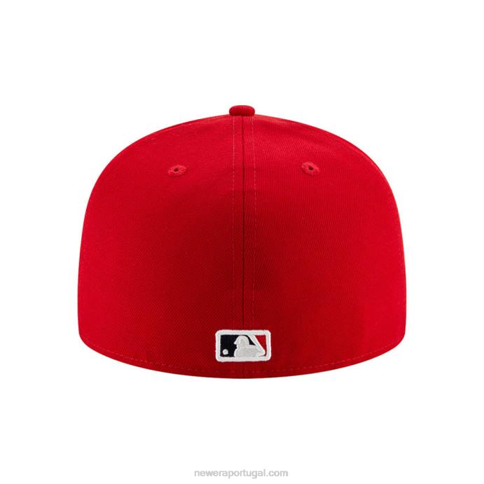 FFTN1434 New Era st. louis cardeals autêntico no jogo de campo red 59fifty cap
