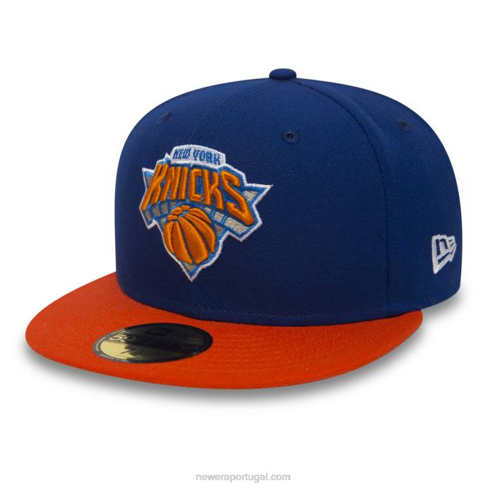 FFTN1436 New Era boné new york knicks essencial azul 59fifty