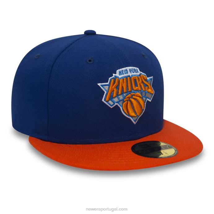 FFTN1436 New Era boné new york knicks essencial azul 59fifty