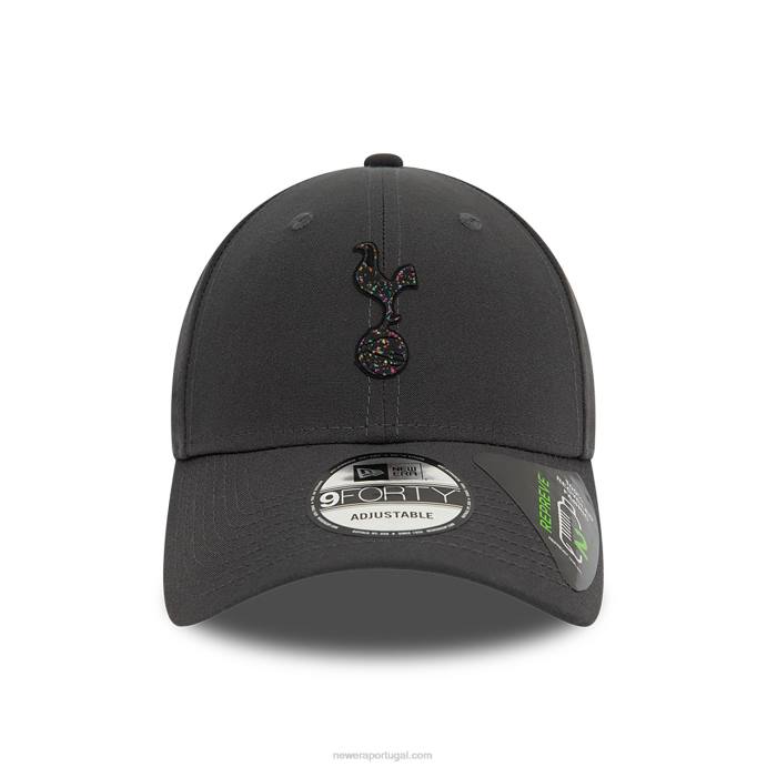 FFTN1437 New Era tottenham hotspur fc repreve boné cinza 9forty ajustável