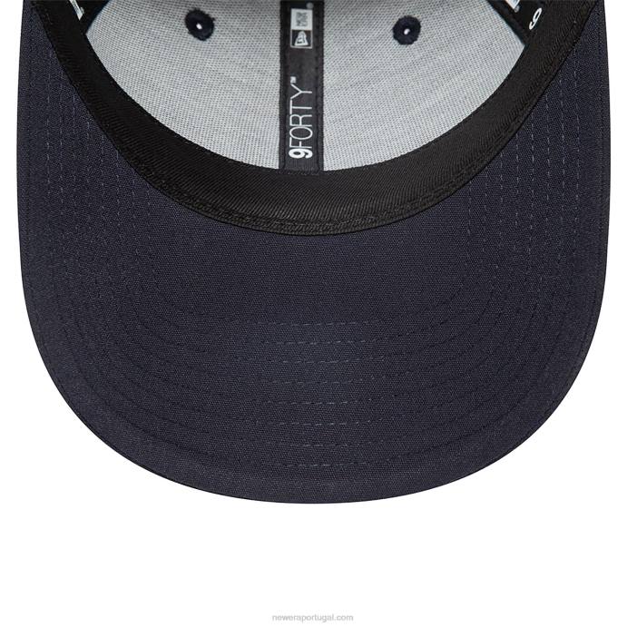 FFTN1440 New Era emblema iridescente alpino navy 9forty boné ajustável