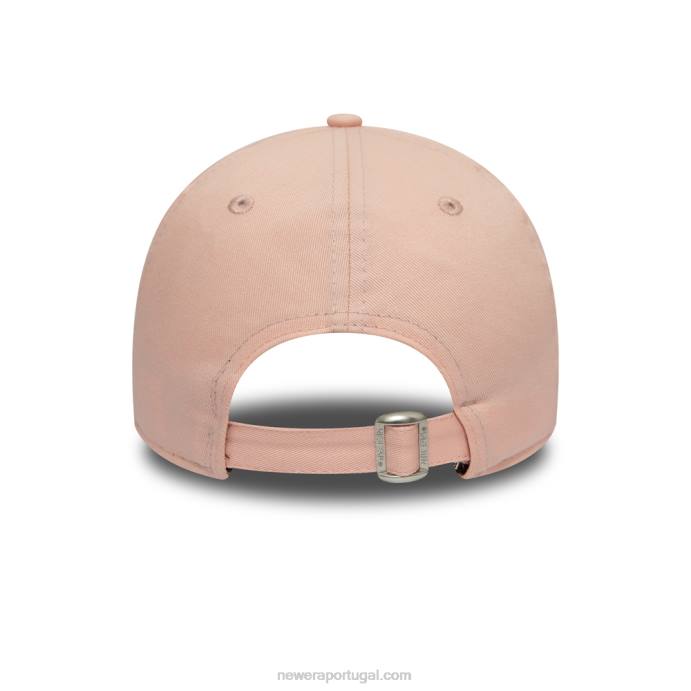 FFTN1451 New Era Boné New York Yankees Essential Rosa 9Forty Feminino
