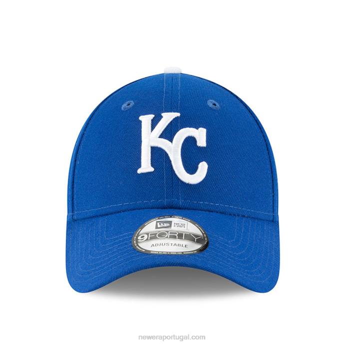 FFTN1454 New Era boné kansas city royals the league blue 9forty