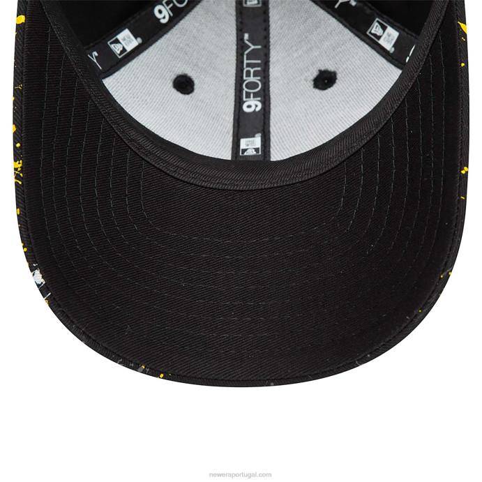 FFTN1456 New Era Boné ajustável Batman Youth DC Splat Black 9forty