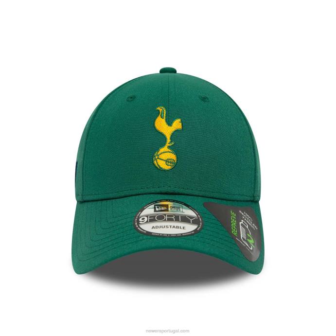 FFTN1457 New Era boné tottenham hotspur fc repreve and flag 2023 verde 9forty ajustável