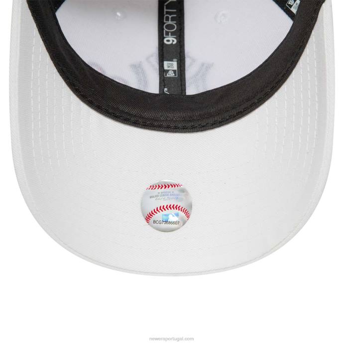 FFTN1459 New Era new york yankees heart pack branco 9forty boné ajustável