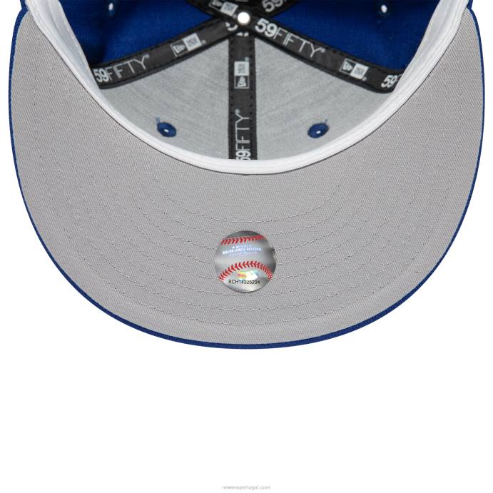 FFTN145 New Era Boné New York Mets de lã premium azul 59fifty