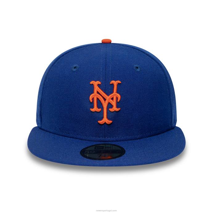 FFTN145 New Era Boné New York Mets de lã premium azul 59fifty