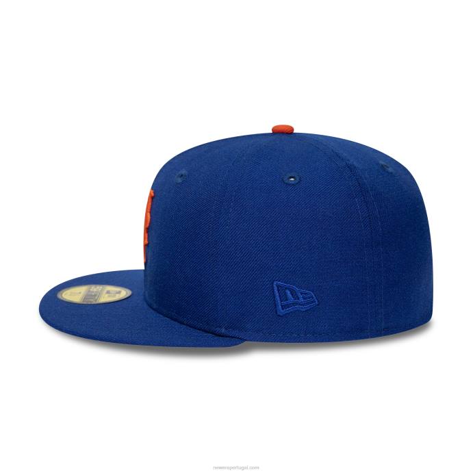FFTN145 New Era Boné New York Mets de lã premium azul 59fifty
