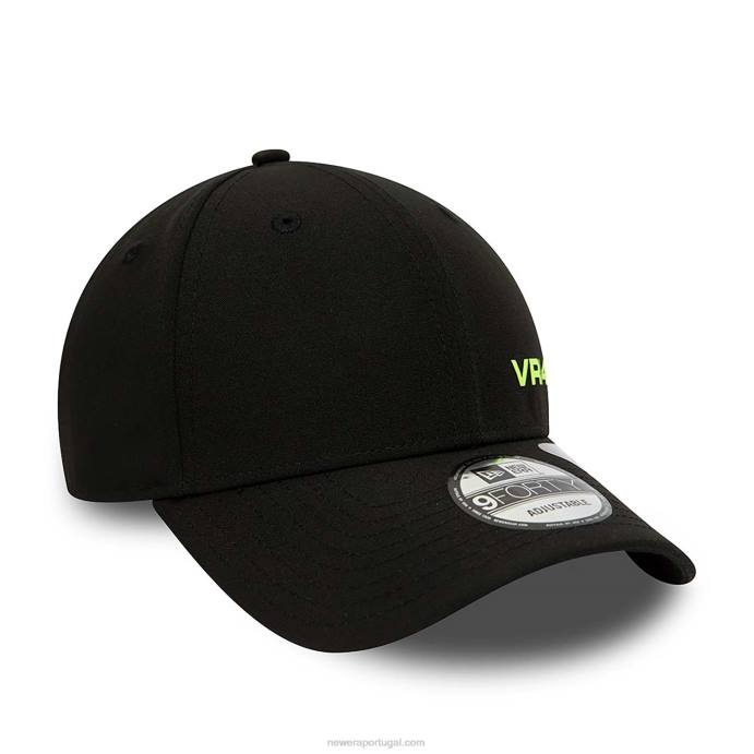 FFTN1462 New Era vr46 repreve boné preto 9forty ajustável