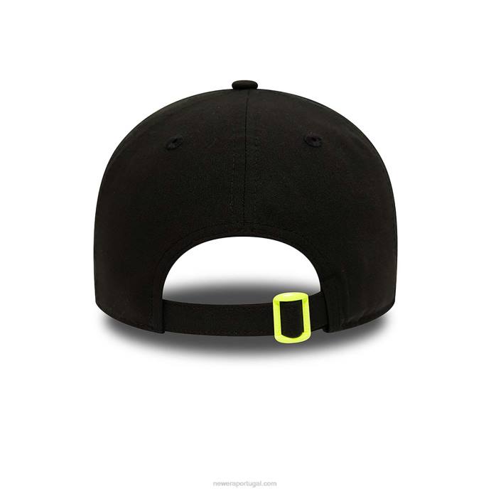 FFTN1462 New Era vr46 repreve boné preto 9forty ajustável