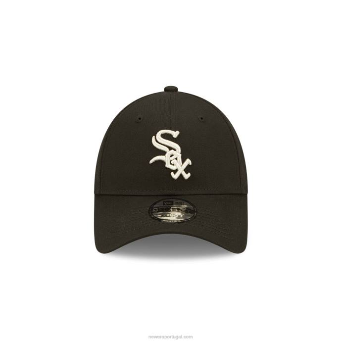FFTN1464 New Era boné ajustável chicago white sox preto metálico 9forty