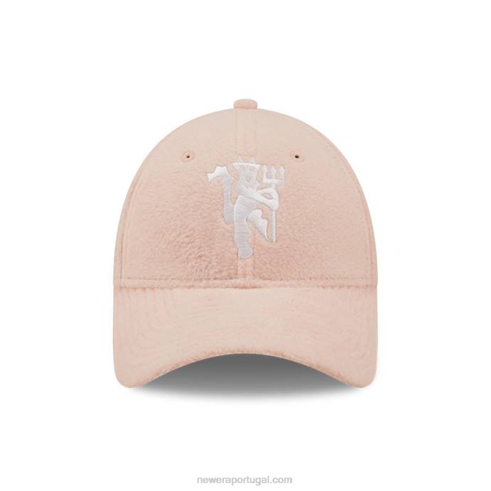 FFTN1466 New Era boné ajustável Manchester United borg rosa 9forty feminino