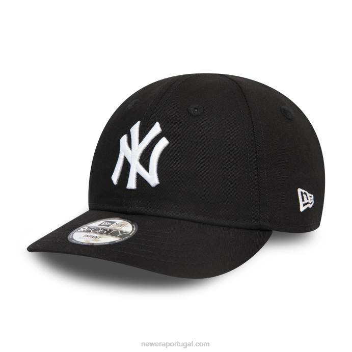 FFTN1469 New Era Boné New York Yankees Essential Infantil Preto 9Forty