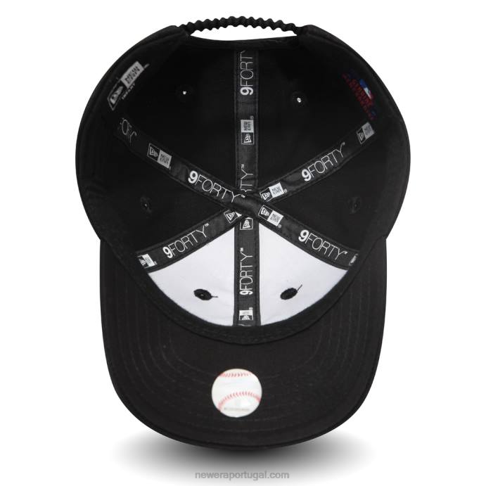 FFTN1469 New Era Boné New York Yankees Essential Infantil Preto 9Forty
