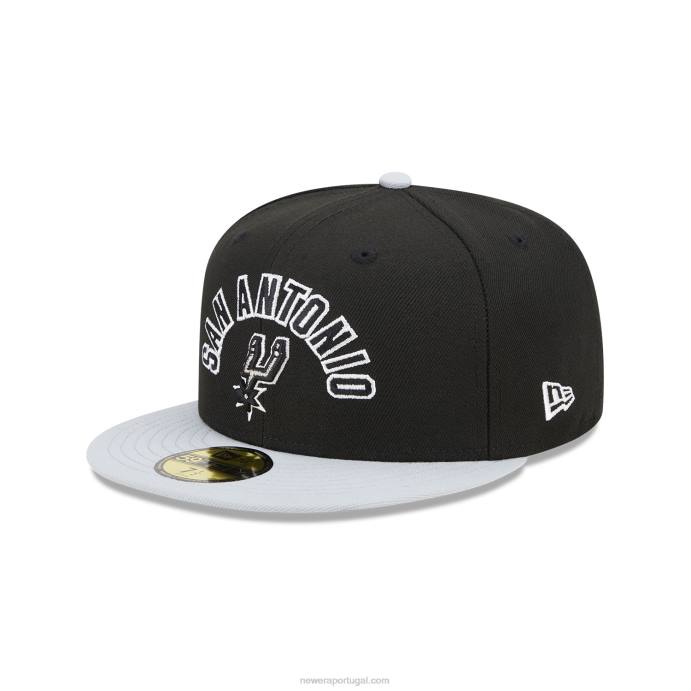 FFTN146 New Era san antonio spurs nba classic boné preto 59fifty