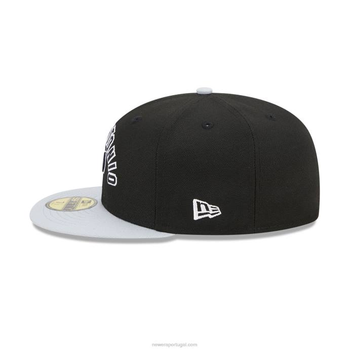 FFTN146 New Era san antonio spurs nba classic boné preto 59fifty