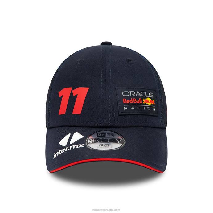 FFTN1476 New Era red bull racing sergio perez Youth blue 9forty boné ajustável