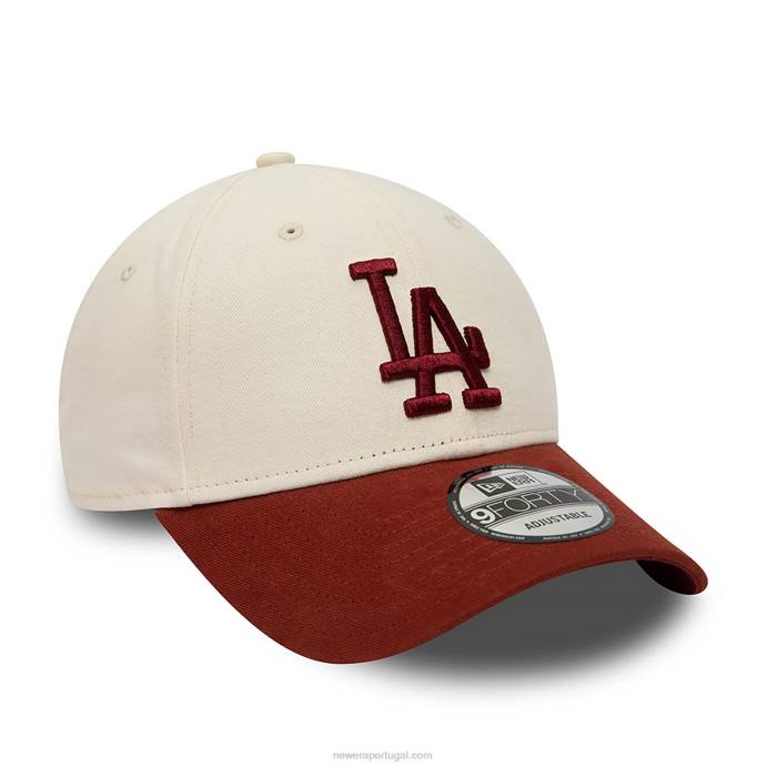 FFTN1477 New Era boné ajustável la dodgers mlb stone 9forty