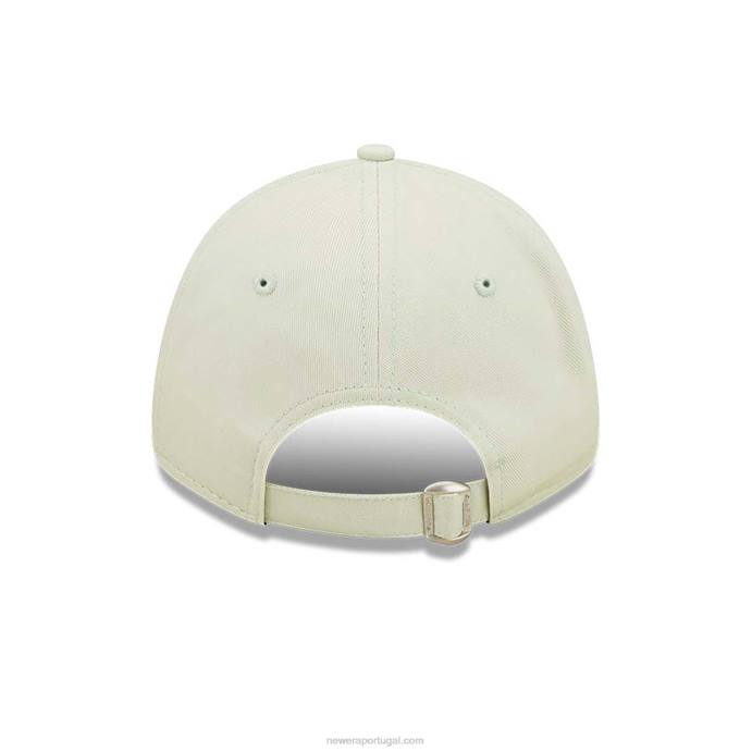 FFTN1478 New Era Boné ajustável La Dodgers Womens League Essential verde pastel 9forty