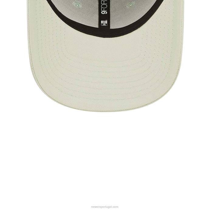 FFTN1478 New Era Boné ajustável La Dodgers Womens League Essential verde pastel 9forty