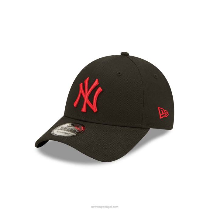 FFTN1481 New Era boné ajustável New York Yankees League Essentials 9forty