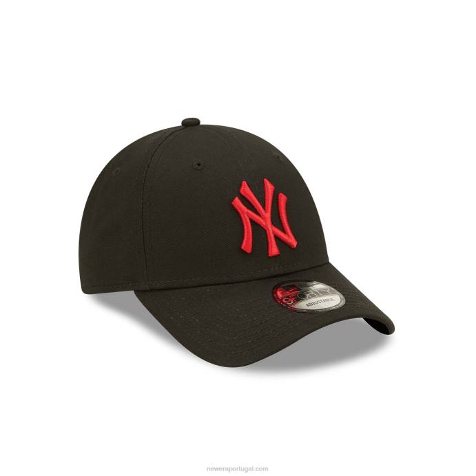 FFTN1481 New Era boné ajustável New York Yankees League Essentials 9forty