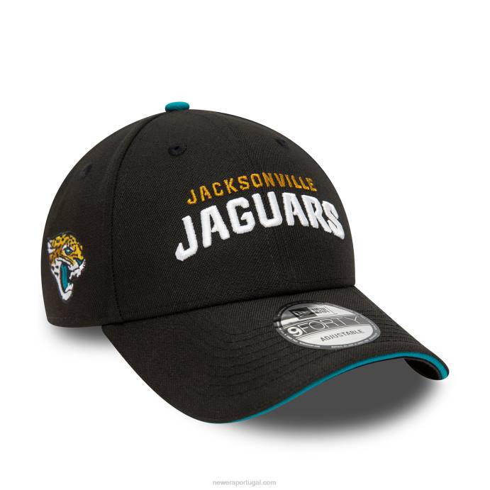 FFTN1483 New Era jacksonville jaguars londres jogos black 9forty