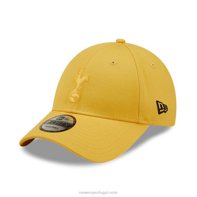FFTN1484 New Era tottenham hotspur logo amarelo 9forty boné ajustável