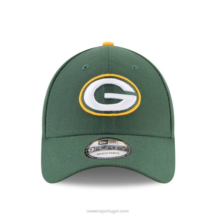 FFTN1488 New Era boné green bay packers liga verde 9forty